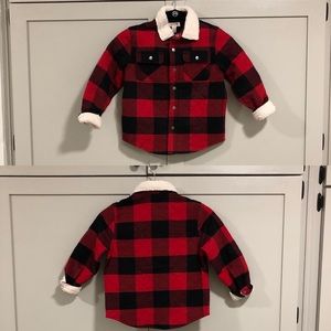 Cat and Jack Buffalo Plaid Jacket/Shirt